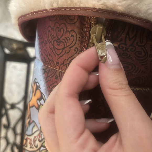 Ed Hardy faux fur line boots - Picture 6 of 8